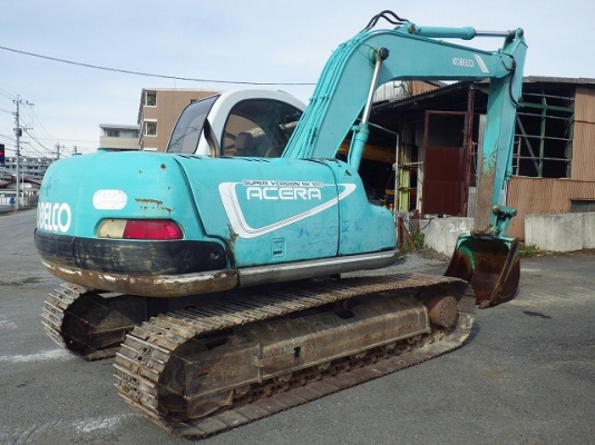 ขายด่วน KOBELCO 120-2  ใบแทรค 60  สภาพดี ยังไม่เคยใช้งานในไทยไฟฟ้าครบ เครื่องปั้มดี สภาพสวยมาก ๆ