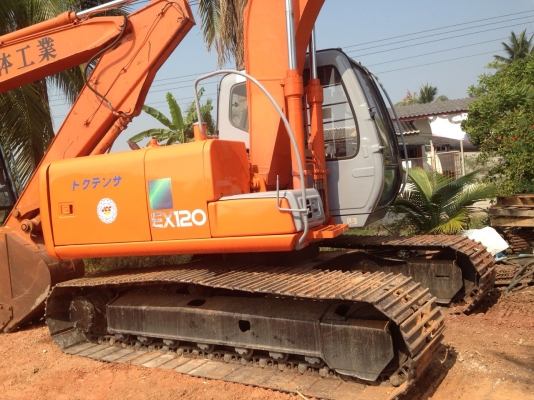 ขายด่วน Hitachi EX120-5    เก่าญี่ปุ่นยังไม่เคยใฃ้งานในไทย สภาพสวยมาก ๆๆ