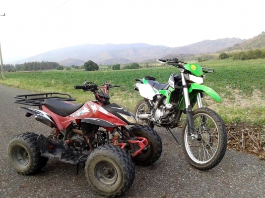 ATV บอดี้ใหญ่ซ้อนสองได้ เกียออโต้ ขนาดเมื่อเทียบกับklx250 ATV บอดี้ใหญ่ซ้อนสองได้ เกียออโต้ ขนาดเมื่อเทียบกับklx250