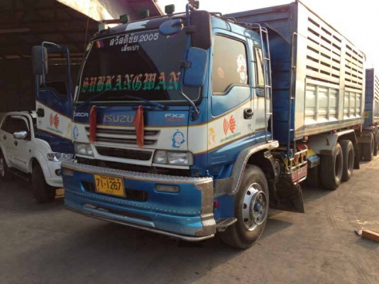 ขายรถ 22 ล้อพ่วงแม่-ลูกดัมพ์ ISUZU DECA 320 แรงม้าปี 2550 หางพ่วง 3 คานแท้กระบะเหล็ก ราคา 2500000 จัดไฟแนนซ์ได้ 2 ล้าน