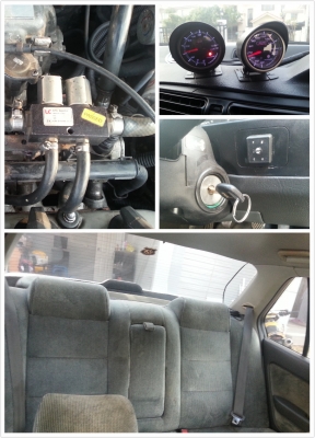 ขายแอคคอร์ดตาเพชรปี93 ติดแก๊สหัวฉีด ราคาถูกพร้อมใช้