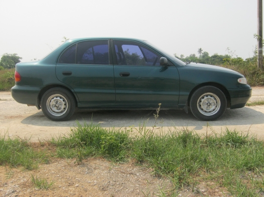 Hyundai Accent 4 ประตู ปี 96 แก๊สแล้ว พร้อมใช้ ถูก ๆ