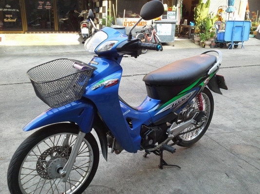 Wave 125 s ปี 47 สีน้ำเงิน รถบ้าน เดิมๆ ชุดสีสด ครื่องแน่น เอกสารครบ