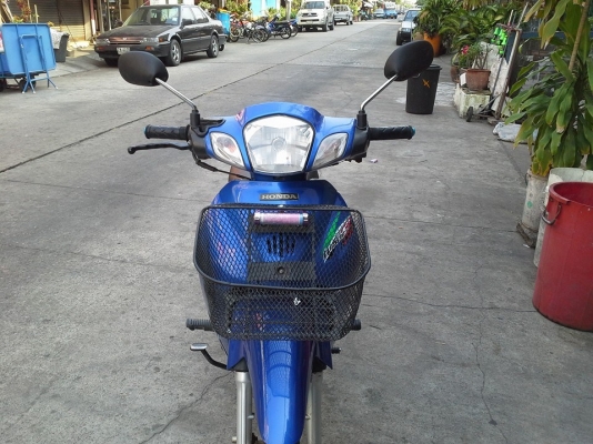 Wave 125 s ปี 47 สีน้ำเงิน รถบ้าน เดิมๆ ชุดสีสด ครื่องแน่น เอกสารครบ