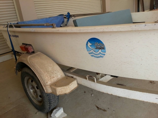 ขายเรือไฟเบอร์ 12ฟุต พร้อมเทเลอ