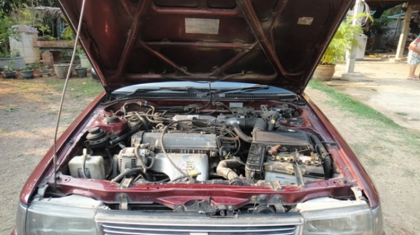 TOYOTA  CORONA 2.0 ปี 91  เครื่อง3s หัวฉีด เกียร์ออโต้ กระจกไฟฟ้า เซ็นทรัลล็อค กระจกข้างปรับไฟฟ้า แก็ส LPG  ถังมัลติวาล์ว