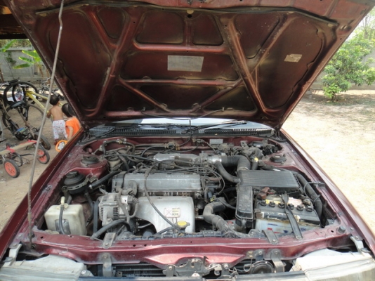 TOYOTA  CORONA 2.0 ปี 91  เครื่อง3s หัวฉีด เกียร์ออโต้ กระจกไฟฟ้า เซ็นทรัลล็อค กระจกข้างปรับไฟฟ้า แก็ส LPG  ถังมัลติวาล์ว