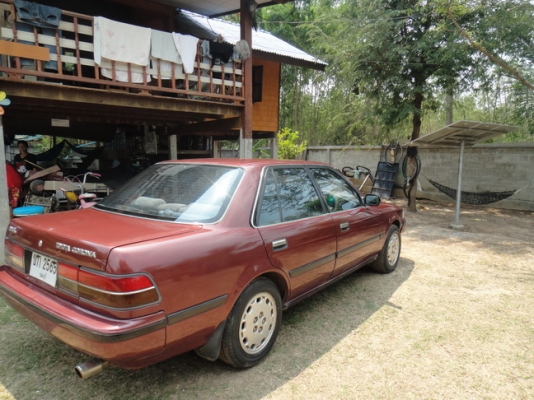 TOYOTA  CORONA 2.0 ปี 91  เครื่อง3s หัวฉีด เกียร์ออโต้ กระจกไฟฟ้า เซ็นทรัลล็อค กระจกข้างปรับไฟฟ้า แก็ส LPG  ถังมัลติวาล์ว