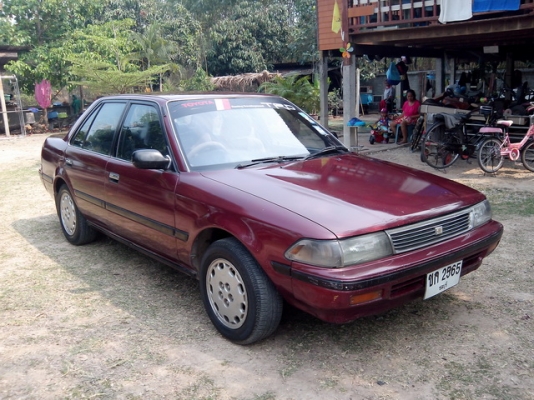 TOYOTA  CORONA 2.0 ปี 91  เครื่อง3s หัวฉีด เกียร์ออโต้ กระจกไฟฟ้า เซ็นทรัลล็อค กระจกข้างปรับไฟฟ้า แก็ส LPG  ถังมัลติวาล์ว