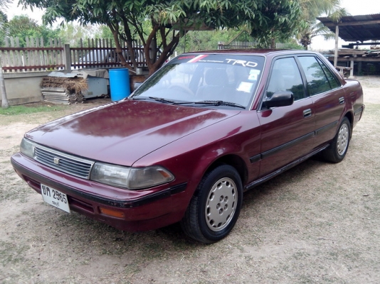 TOYOTA  CORONA 2.0 ปี 91  เครื่อง3s หัวฉีด เกียร์ออโต้ กระจกไฟฟ้า เซ็นทรัลล็อค กระจกข้างปรับไฟฟ้า แก็ส LPG  ถังมัลติวาล์ว