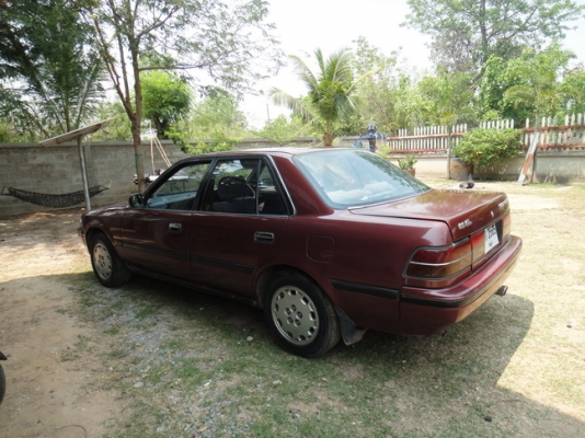 TOYOTA  CORONA 2.0 ปี 91  เครื่อง3s หัวฉีด เกียร์ออโต้ กระจกไฟฟ้า เซ็นทรัลล็อค กระจกข้างปรับไฟฟ้า แก็ส LPG  ถังมัลติวาล์ว