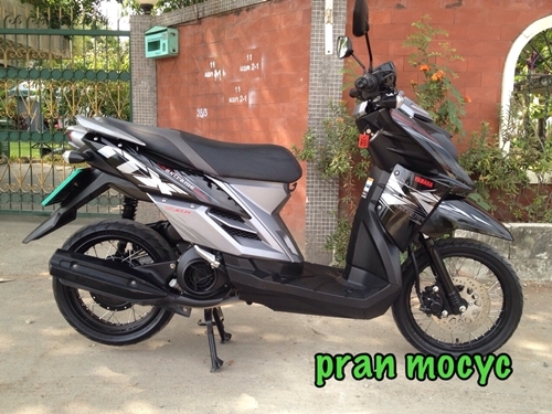 ขายมอเตอร์ไซค์มือสองyamaha ttxสีดำเทา ปี2013