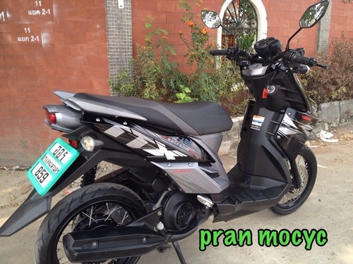 ขายมอเตอร์ไซค์มือสองyamaha ttxสีดำเทา ปี2013