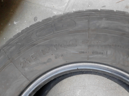 215R14 MICHELIN XCD ปี2013 มี  1  เส้น TEL.081-427-3941