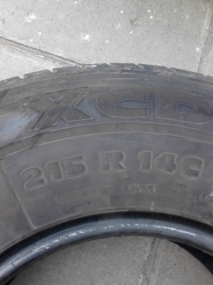 215R14 MICHELIN XCD ปี2013 มี  1  เส้น TEL.081-427-3941