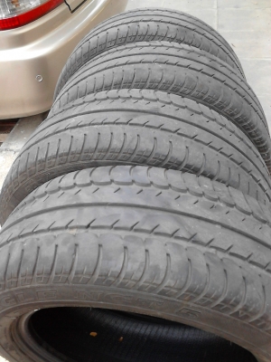 GOODYEAR EAGLE NCT 5 มีชุด 4 เส้น ดอกยางหนา สวยเสมอกัน ทั้เง 4 เส้น  TEL.081-427-3941