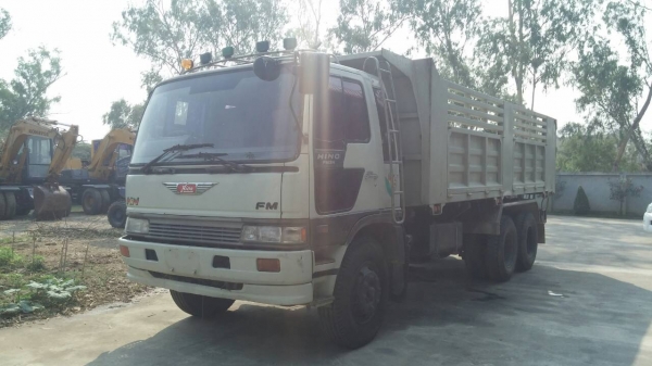 ขาย Hino FM3H ( 195 แรง ) 2 เพลา ดั้ม กระบะมิเนียม พื้นเหล็ก โทร 081-8507085 (เอ)