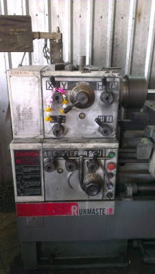 Sell> Lathe แท่นกลึงมือสอง Runmaster 430x1000 6 ฟุต 4 เพลา มีเบลค มีลิเนีย เพลาเดินฟิตเป็น 6 เหลี่ยม รุ่นรองใหม่ล่าสุด นิ้ว มิล ไม่ต้องเปลี่ยนเฟืองครับ