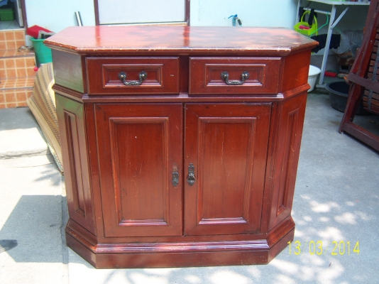 ตู้ไม้วางทีวี หรือเก็บของ สวยๆ  ขนาดสูง 80ซม.x ยาว90 ซม. x กว้าง 50 ซม.