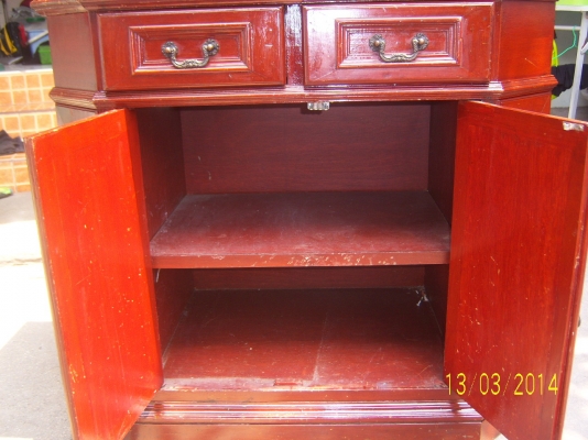 ตู้ไม้วางทีวี หรือเก็บของ สวยๆ  ขนาดสูง 80ซม.x ยาว90 ซม. x กว้าง 50 ซม.