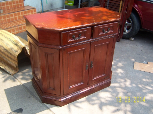 ตู้ไม้วางทีวี หรือเก็บของ สวยๆ  ขนาดสูง 80ซม.x ยาว90 ซม. x กว้าง 50 ซม.