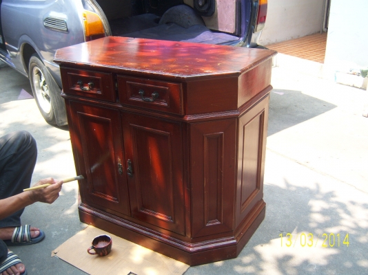 ตู้ไม้วางทีวี หรือเก็บของ สวยๆ  ขนาดสูง 80ซม.x ยาว90 ซม. x กว้าง 50 ซม.