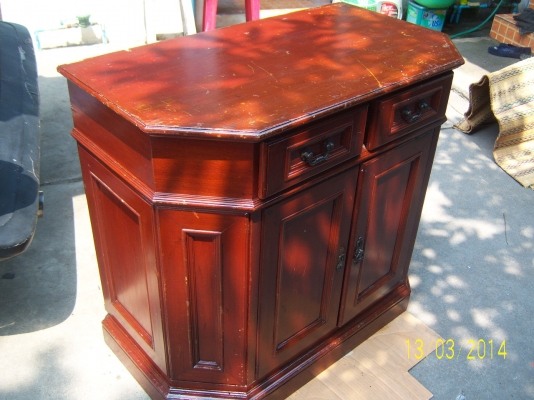 ตู้ไม้วางทีวี หรือเก็บของ สวยๆ  ขนาดสูง 80ซม.x ยาว90 ซม. x กว้าง 50 ซม.