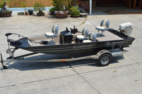 Alumacraft 17 foot เครื่อง 50 hp เรือตกปลาน้ำจืด สวยและถูก