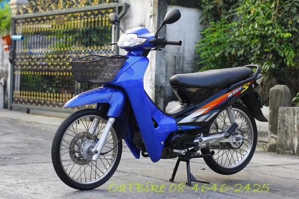 มอไซค์  Wave 100 ปี46 น้ำเงิน-ดำ เดิมๆ