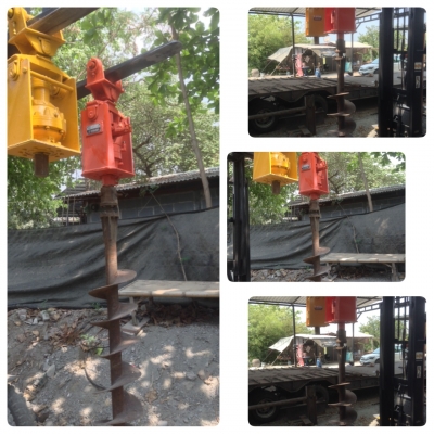 ขายปั้มเจาะดินพร้อมดอกสว่านเก่านอกสวยๆๆๆ