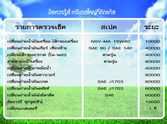 บริการติดตั้งแก๊ส NGV แบบ 15 ถัง มาตรฐาน ISO