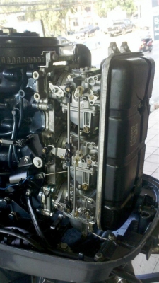 เครื่องเรือ yamaha 85HP เก่าเก็บ เดิมๆ สวยๆ