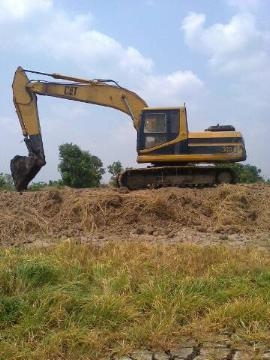 แบคโฮ CAT 320V I ไฟฟ้าตัด  เอกสารอินวอยซ์ รถทำงานอยู่