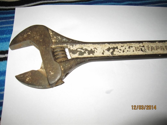 ประแจเลื่อน TAPARIA 1174 ขนาด 15 นิ้ว ประแจเลื่อน TAPARIA 1174 ขนาด 15 นิ้ว