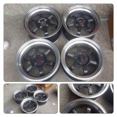 ขายแม็กมือ2 TE37V ขอบ15 กว้าง8 ออฟ 35 ราคา 7,900 B ถูกๆ