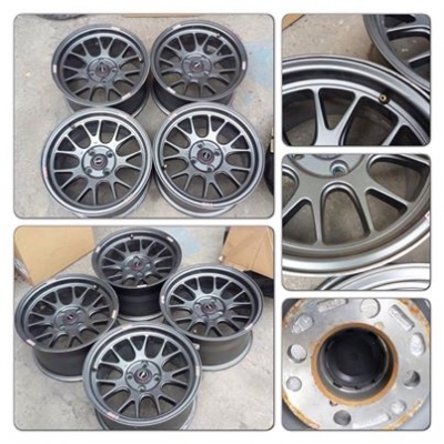 ขายแม็กมือ2 BBS BF1 ขอบ 15 กว้าง 8 4 รู100ราคา 8,500 บาทถูก