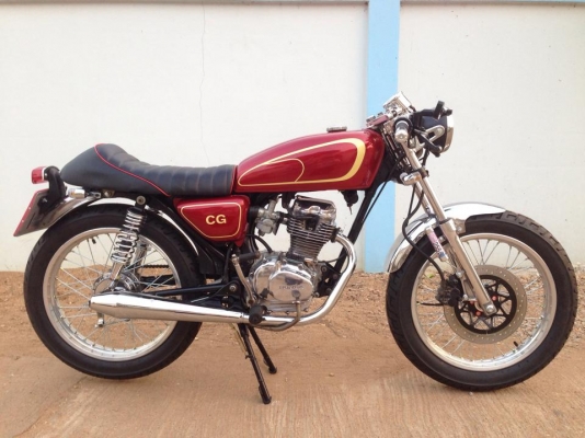 ขายรถHonda CG110 Cafe Racer  มีทะเบียนและเอกสารพร้อมโอน มีคลิปเครื่องยนต์