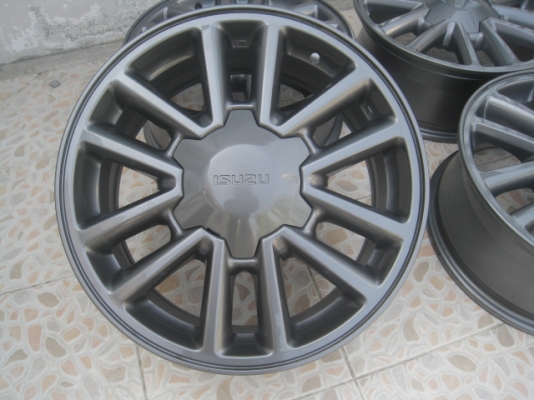 ขายล้อแม็กป้ายแดง Isuzu d-max 16"x6.5" et41 6รู139.7 สีรมดำ  สนใจติดต่อเล็กคลองสาม (081-3747940)
