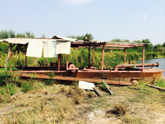 ขายด่วนเรือดูดทราย เครื่อง EF 8สูบ ท่อดูดหน้า10