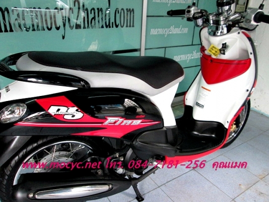 Fino PS  รถเดือน พ.ย. ปี 56 รถ 3 เดือน สีดำแดง ไมล์ 2392 โล   แถมฟรี  เสื้อ และหมวกกันน็อก  24900