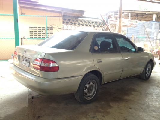 ขาย TOYOT COLOLปี2001 เครื่องเดิมไม่เคยติดแกส