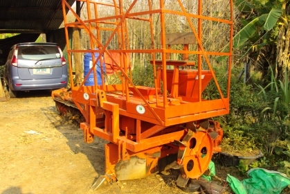 45000บาทมาเอาไปเลย เครื่องปลูกอ้อยล่องคู่ใหม่ๆ