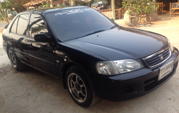 ขายฟรีดาวน์ ออกรถได้เลยไม่ต้องใช้เงิน HONDA CITY EXi 1.5 AT ปี 2003 รถสวยพร้อมใช้งาน เครื่องแห้งแรงดีติดตั้งแก๊ส LPG ลงเล่มครบพร้อม ภายในสวยครบ CD MP3 แอร์  พ.เพาเวอร์ ก.ไฟฟ้า ช่วงล่างแน่น ล้อแม็กลายสวย เอกสารทะเบียนครบพร้อมโอน ราคาต่อรองได้ครับ