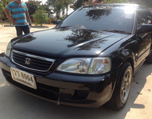 ขายฟรีดาวน์ ออกรถได้เลยไม่ต้องใช้เงิน HONDA CITY EXi 1.5 AT ปี 2003 รถสวยพร้อมใช้งาน เครื่องแห้งแรงดีติดตั้งแก๊ส LPG ลงเล่มครบพร้อม ภายในสวยครบ CD MP3 แอร์  พ.เพาเวอร์ ก.ไฟฟ้า ช่วงล่างแน่น ล้อแม็กลายสวย เอกสารทะเบียนครบพร้อมโอน ราคาต่อรองได้ครับ