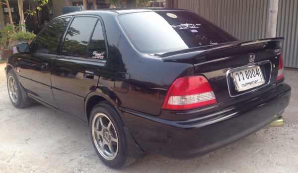 ขายฟรีดาวน์ ออกรถได้เลยไม่ต้องใช้เงิน HONDA CITY EXi 1.5 AT ปี 2003 รถสวยพร้อมใช้งาน เครื่องแห้งแรงดีติดตั้งแก๊ส LPG ลงเล่มครบพร้อม ภายในสวยครบ CD MP3 แอร์  พ.เพาเวอร์ ก.ไฟฟ้า ช่วงล่างแน่น ล้อแม็กลายสวย เอกสารทะเบียนครบพร้อมโอน ราคาต่อรองได้ครับ