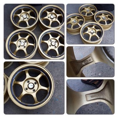 ขายแม็กมือ2 RG1 สีทอง ขอบ15 4 รู100ราคา 7,900 บ สวยเวอร์!!!!