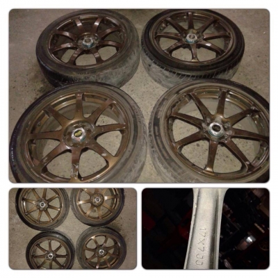 ขายแม็กมือ2ลาย Model 8 ขอบ17 4รู100/114 แถมยาง ราคา5,900 บาทถูก