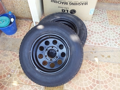 ขายล้อเหล็กออฟโรส 1คู่ ถูกๆๆๆ