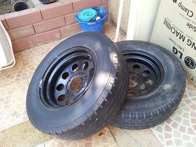 ขายล้อเหล็กออฟโรส 1คู่ ถูกๆๆๆ