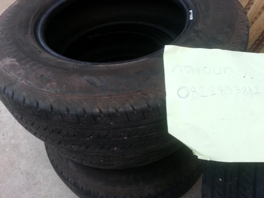 ยางBristone Duraace 215/70/15 วิ่งมา6500กิโลเมตร ปี 13